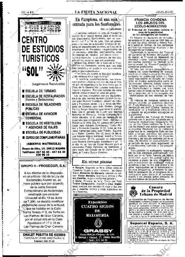 ABC MADRID 28-06-1990 página 102