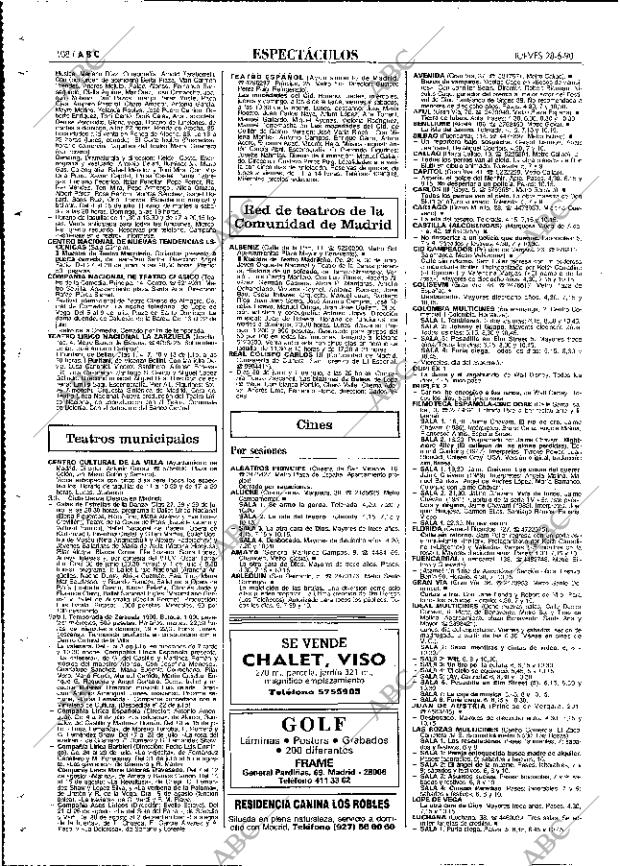 ABC MADRID 28-06-1990 página 108
