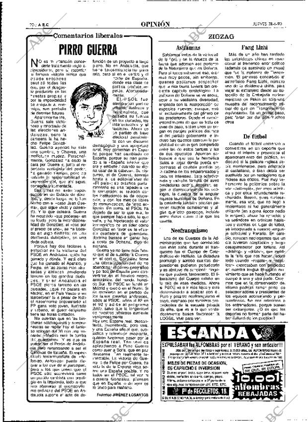 ABC MADRID 28-06-1990 página 20