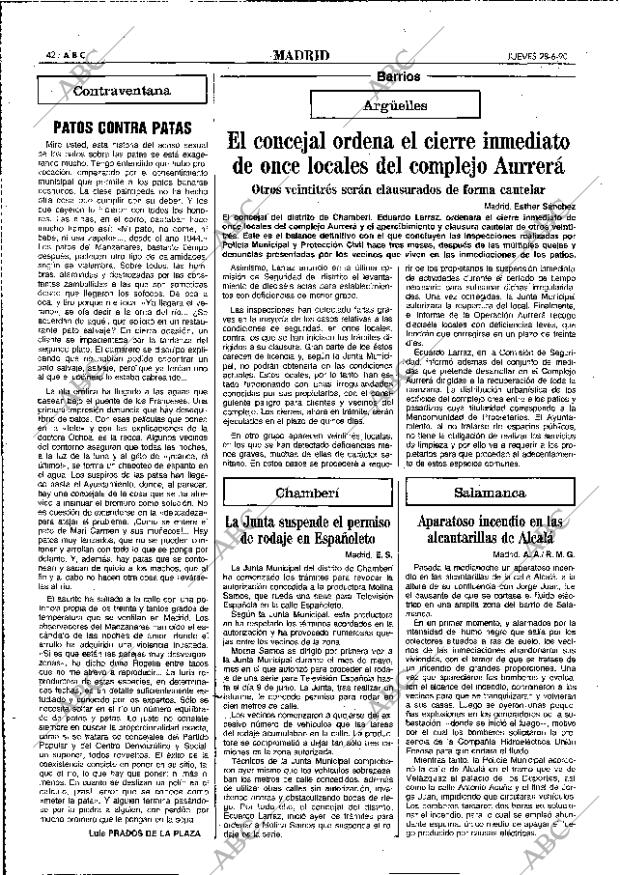 ABC MADRID 28-06-1990 página 42