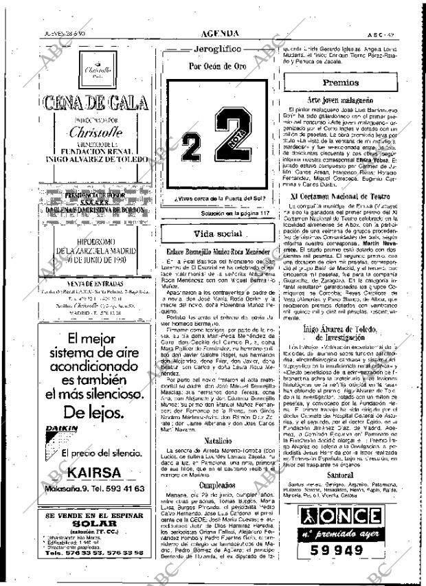 ABC MADRID 28-06-1990 página 49