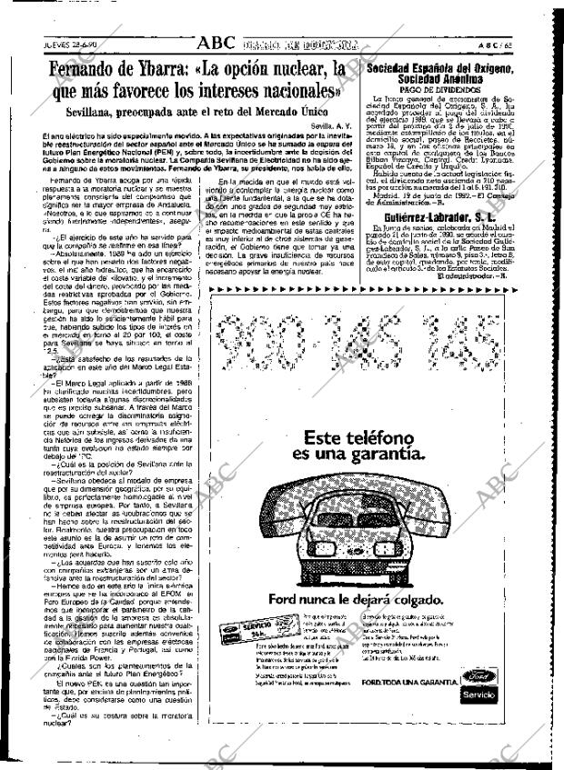 ABC MADRID 28-06-1990 página 65