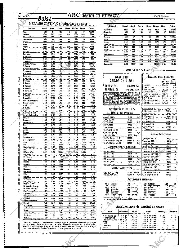 ABC MADRID 28-06-1990 página 66