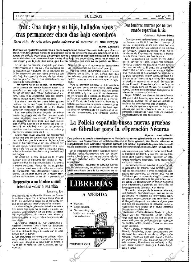ABC MADRID 28-06-1990 página 89