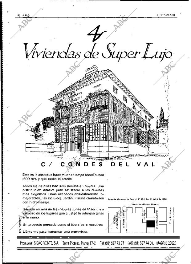 ABC MADRID 28-06-1990 página 96