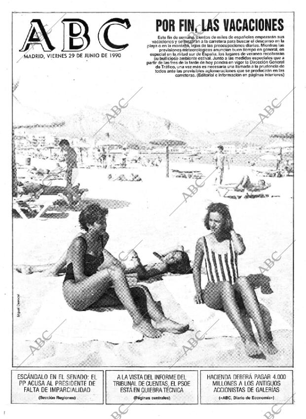 ABC MADRID 29-06-1990 página 1