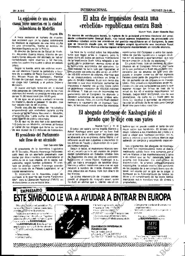 ABC SEVILLA 29-06-1990 página 28