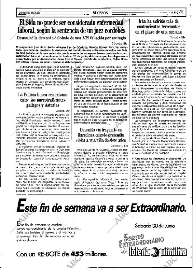 ABC SEVILLA 29-06-1990 página 73