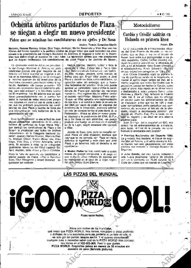 ABC MADRID 30-06-1990 página 101