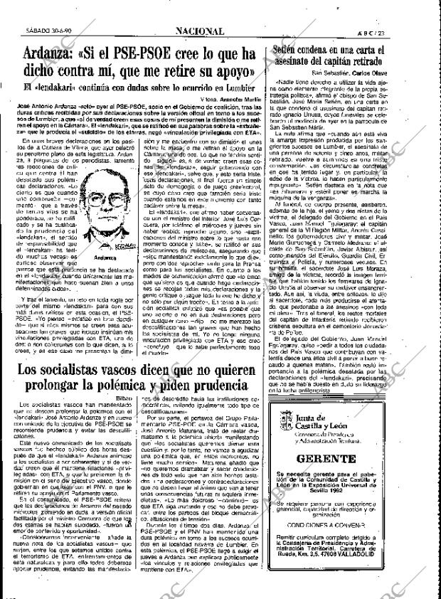 ABC MADRID 30-06-1990 página 23