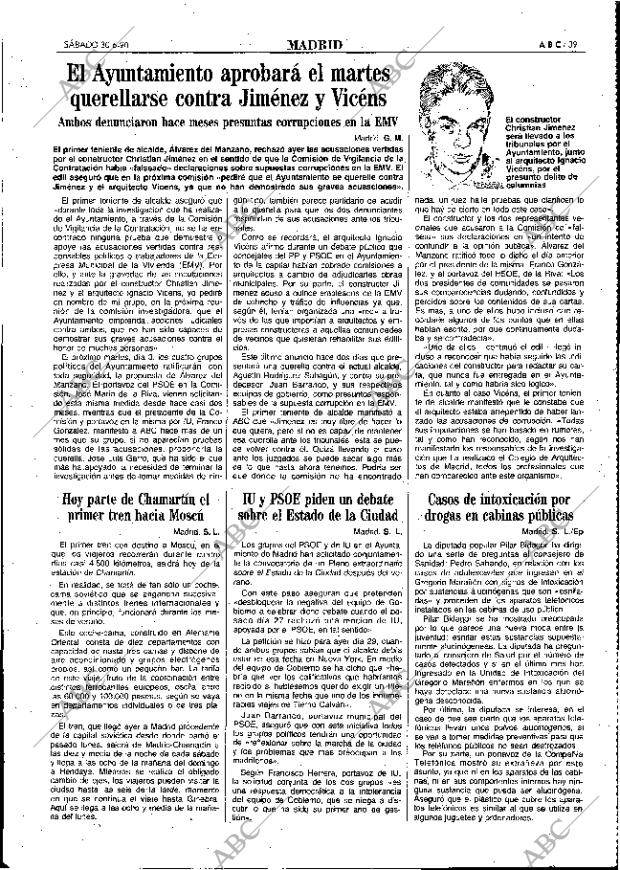 ABC MADRID 30-06-1990 página 39