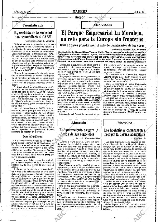 ABC MADRID 30-06-1990 página 43