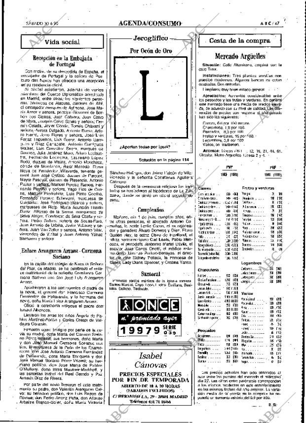ABC MADRID 30-06-1990 página 47