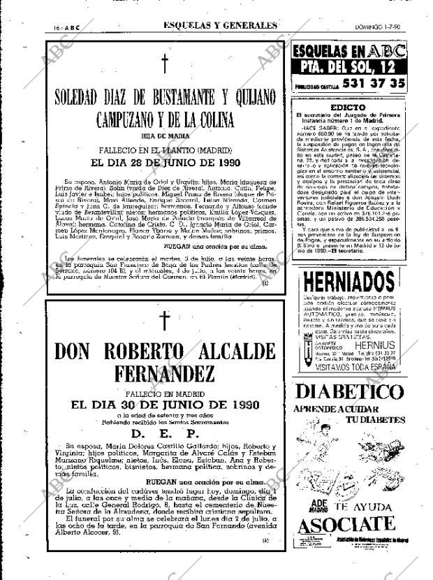 ABC MADRID 01-07-1990 página 116