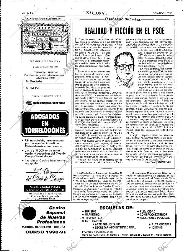 ABC MADRID 01-07-1990 página 26