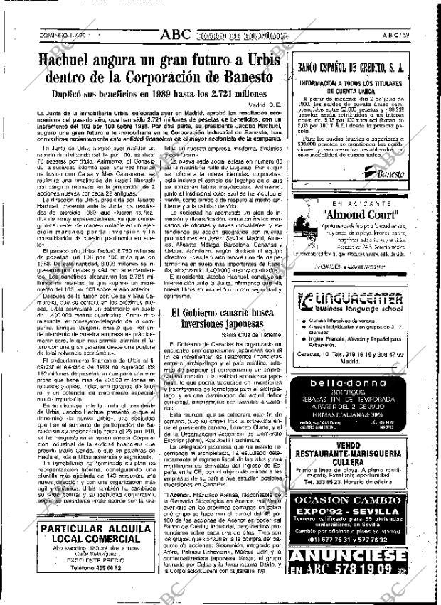 ABC MADRID 01-07-1990 página 59
