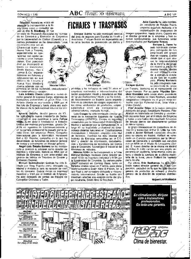 ABC MADRID 01-07-1990 página 69