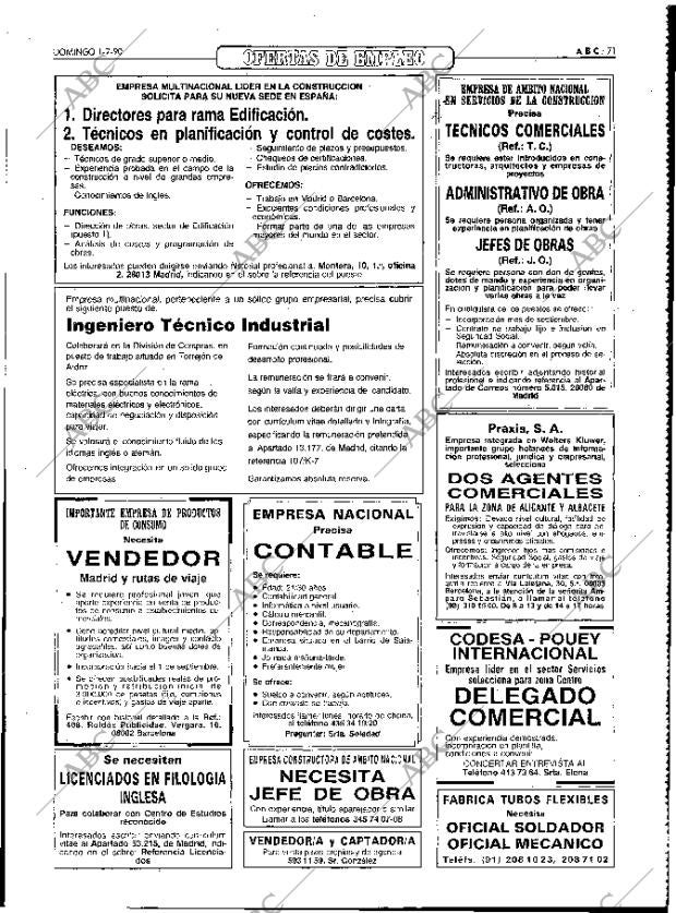 ABC MADRID 01-07-1990 página 71