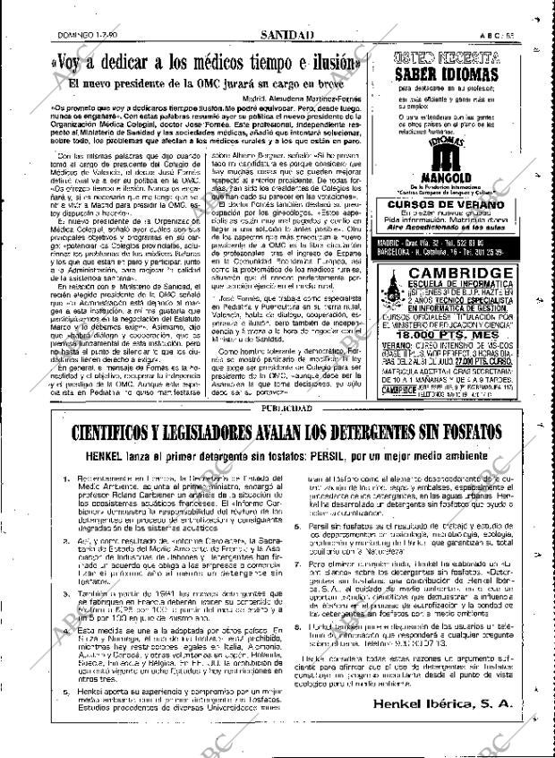 ABC MADRID 01-07-1990 página 85
