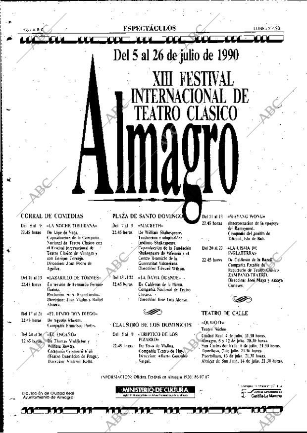 ABC MADRID 02-07-1990 página 106
