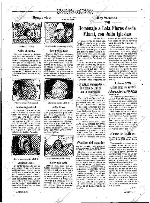 ABC MADRID 02-07-1990 página 141