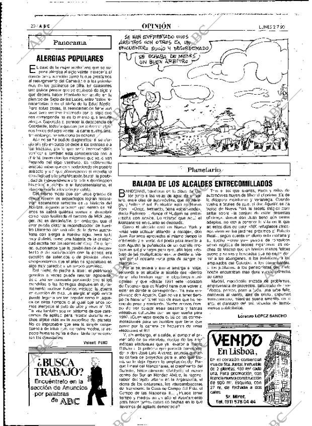 ABC MADRID 02-07-1990 página 20