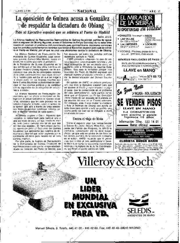 ABC MADRID 02-07-1990 página 25