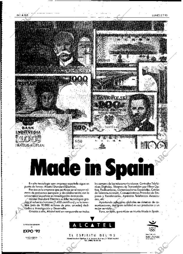 ABC MADRID 02-07-1990 página 64