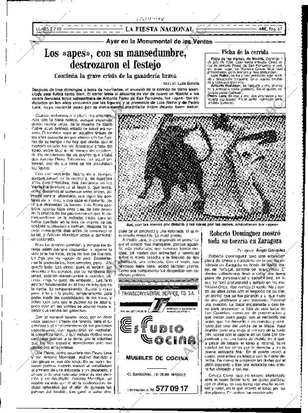ABC MADRID 02-07-1990 página 67