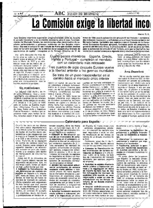 ABC MADRID 02-07-1990 página 72