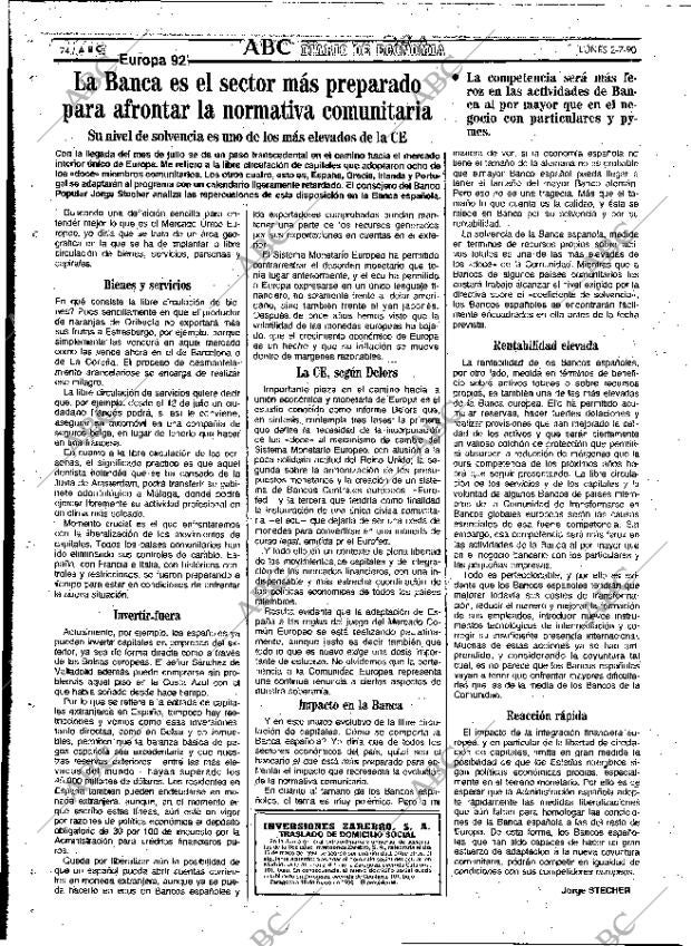 ABC MADRID 02-07-1990 página 74