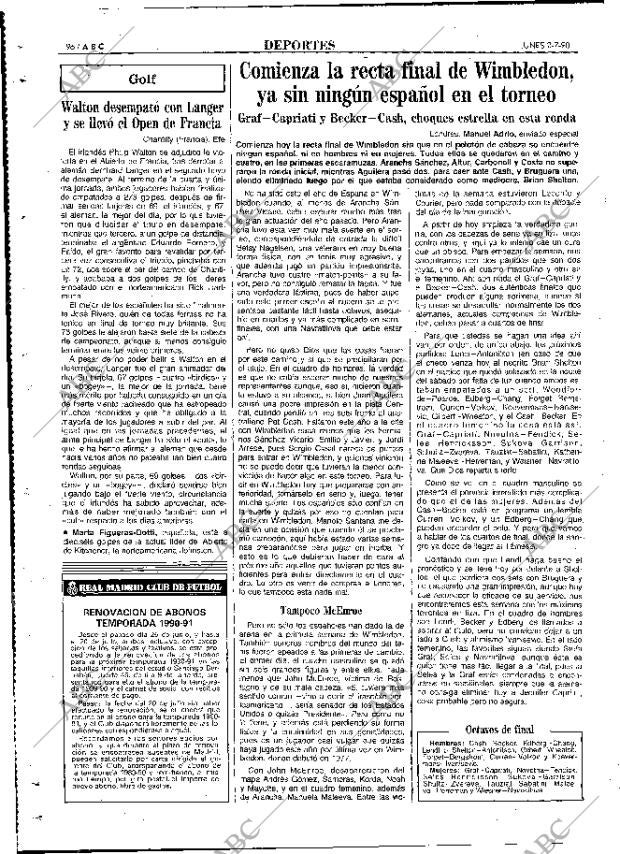 ABC MADRID 02-07-1990 página 96