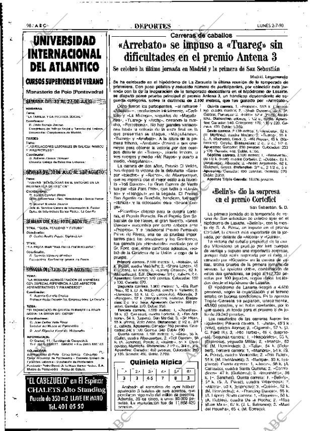 ABC MADRID 02-07-1990 página 98