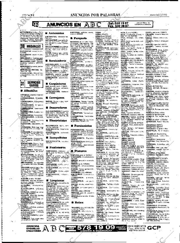 ABC MADRID 03-07-1990 página 122