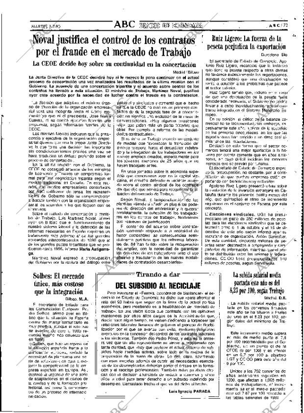 ABC MADRID 03-07-1990 página 73