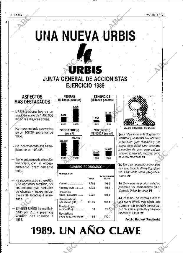 ABC MADRID 03-07-1990 página 74