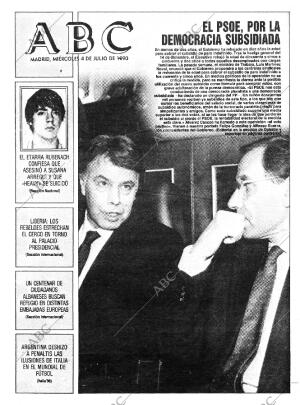 ABC MADRID 04-07-1990 página 1