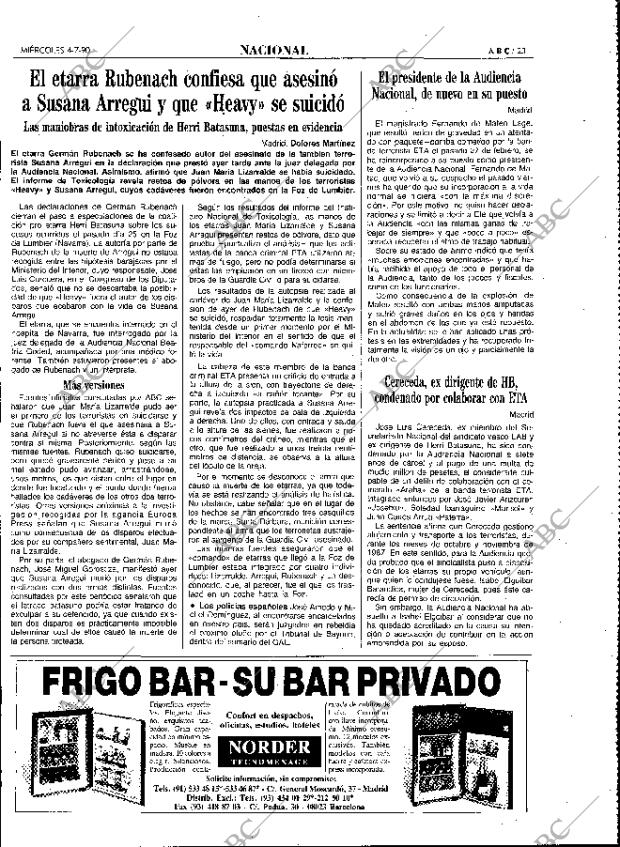 ABC MADRID 04-07-1990 página 23