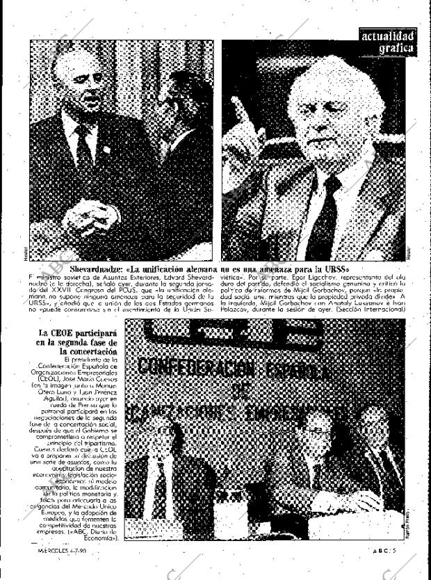 ABC MADRID 04-07-1990 página 5