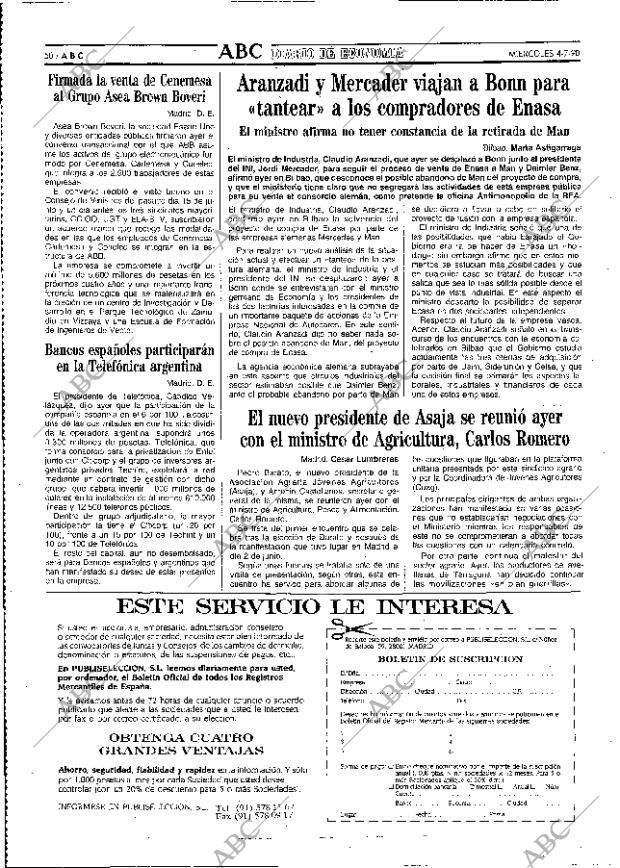 ABC MADRID 04-07-1990 página 50