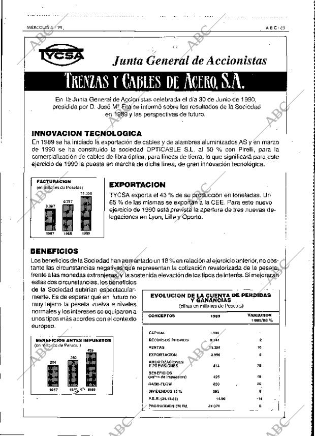 ABC MADRID 04-07-1990 página 65