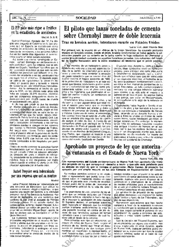 ABC MADRID 04-07-1990 página 76