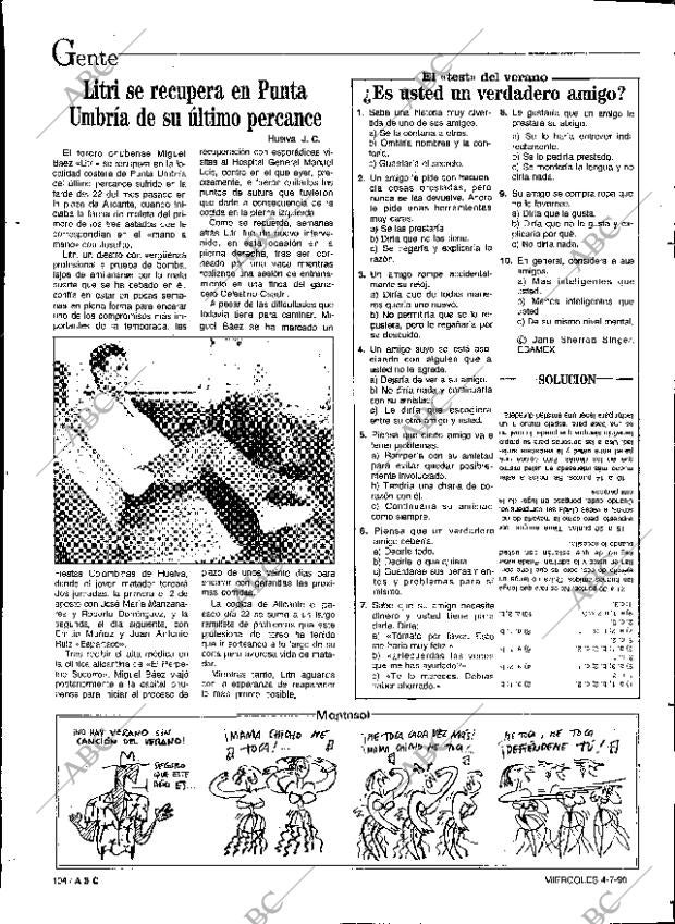 ABC SEVILLA 04-07-1990 página 104