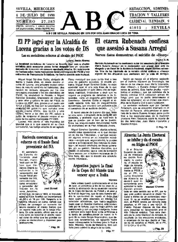 ABC SEVILLA 04-07-1990 página 11