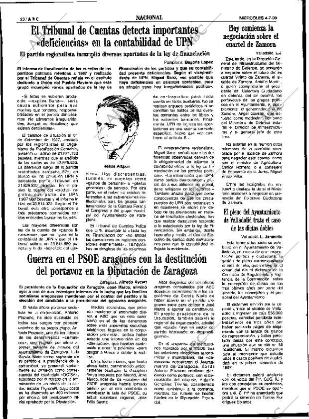 ABC SEVILLA 04-07-1990 página 20