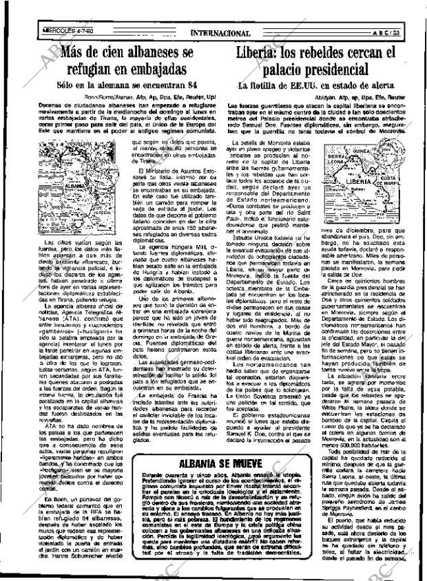 ABC SEVILLA 04-07-1990 página 23