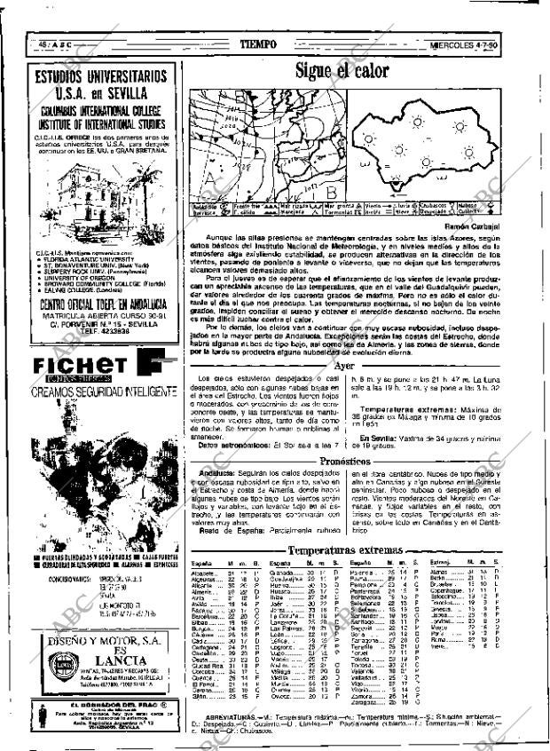 ABC SEVILLA 04-07-1990 página 48