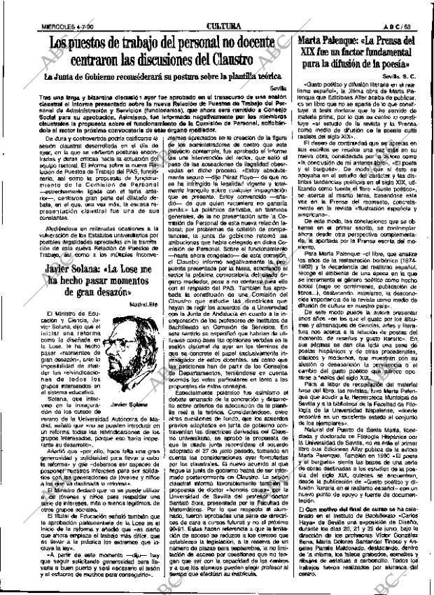 ABC SEVILLA 04-07-1990 página 53