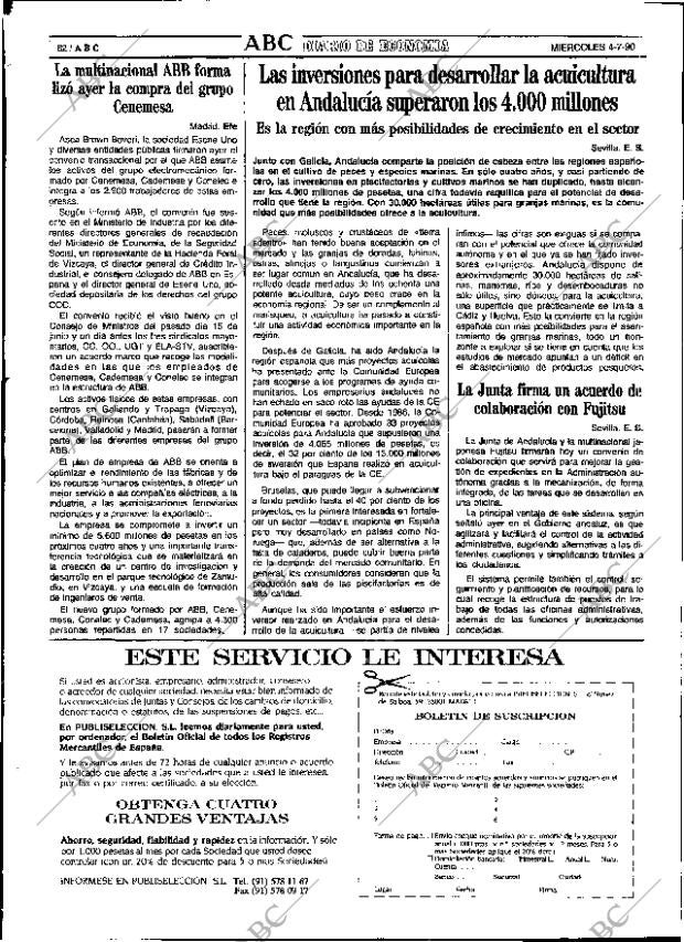 ABC SEVILLA 04-07-1990 página 62
