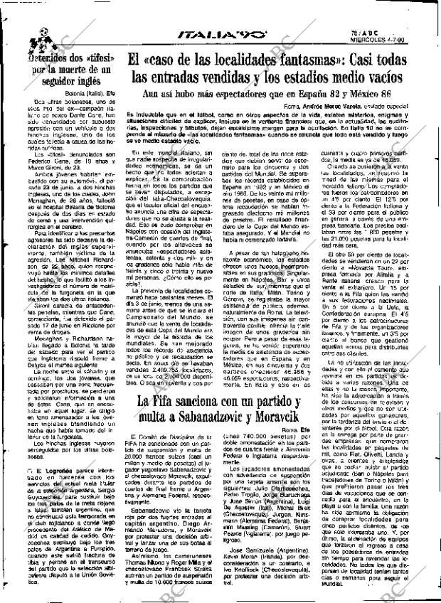 ABC SEVILLA 04-07-1990 página 78